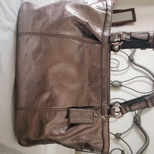 Silver Coach purse